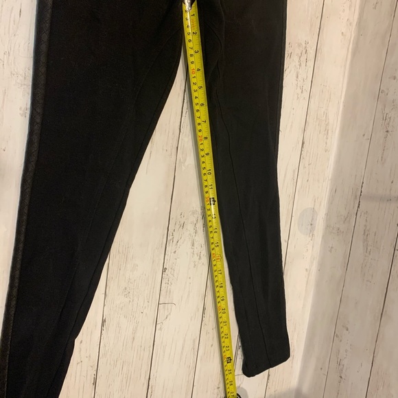 Zara black jeggings leggings with zipper medium - Picture 9 of 9